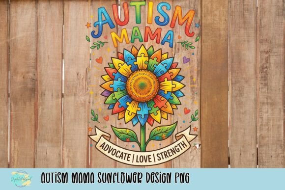 Autism Mama Sunflower Design: A Symbol of Love and Advocacy