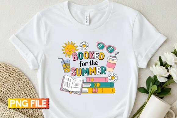 Booked for the Summer T-Shirt Png Design: Capture Seasonal Joy