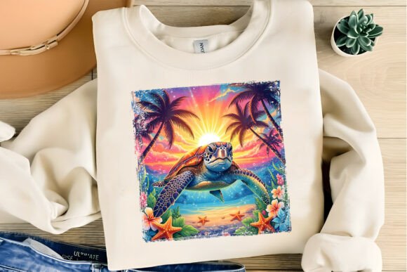 Embrace the Season: Designing with the Summer Turtle T-shirt