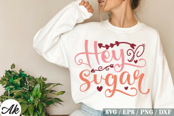 Hey Sugar Retro SVG Design: Vintage Charm for Modern Projects