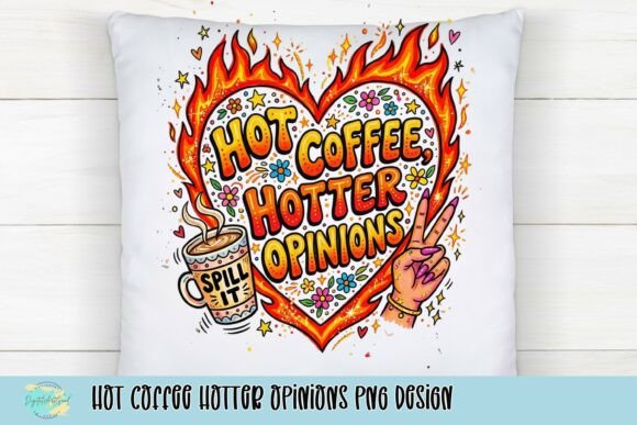 Hot Coffee Hotter Opinions: A Design That Brews Bold Creativity