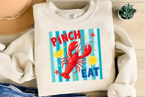 Pinch Eat: Summer T-shirt Design for Your Brand's Vibe