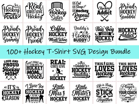 Score Big with This Massive Hockey SVG Collection for Designers