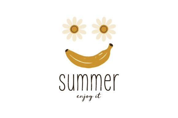 Summer Enjoy It Banana Cute Design: A Fresh Take on Playful Visuals